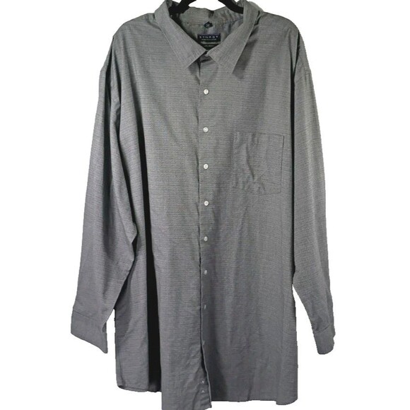 Synergy Other - Synrgy High Performance Size 37/38 Non Iron Black White Long Sleeve Dress Shirt